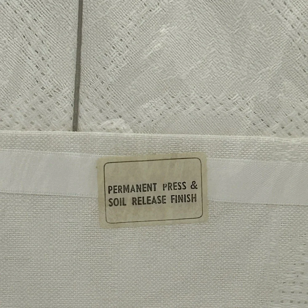 Vintage Linbro Linen/Cotton White Dinner 4-Dinner Napkins 4-Placemats New Sealed